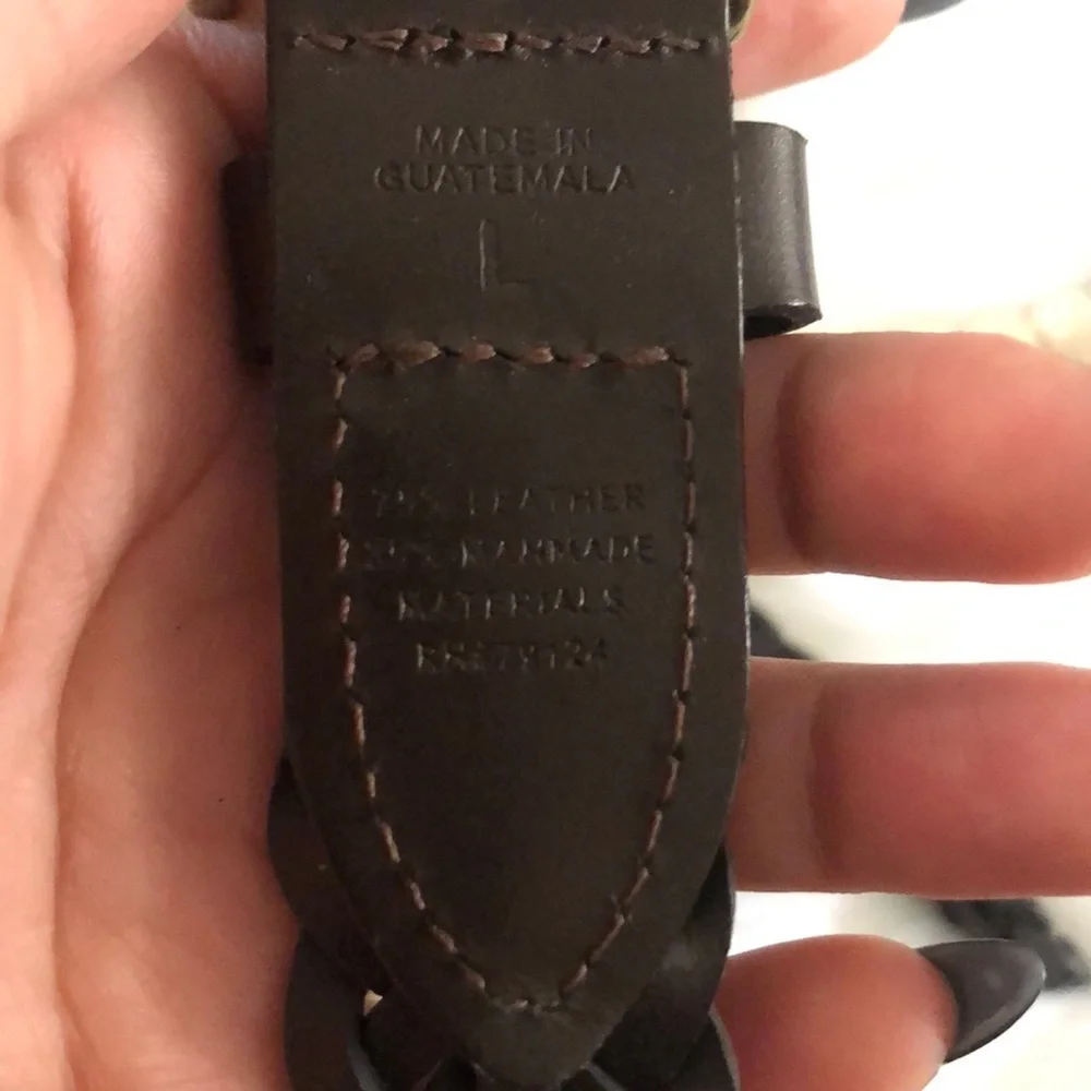 N/A leather woven